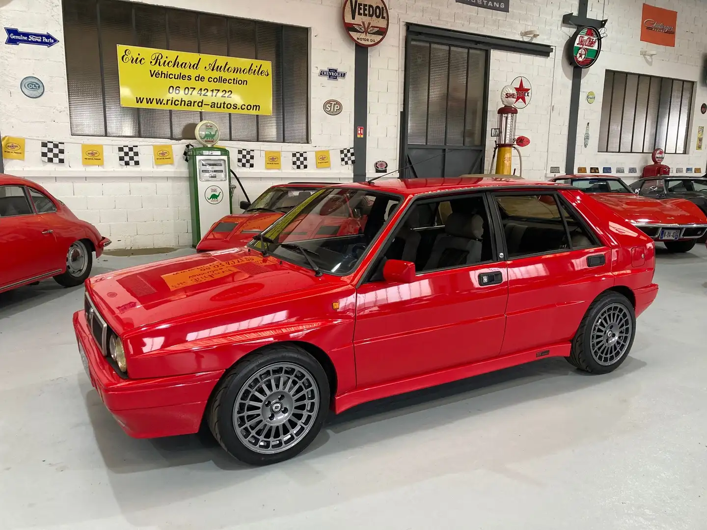 Lancia Delta HF Intégrale 8s de 1988 en stock en France Rouge - 1