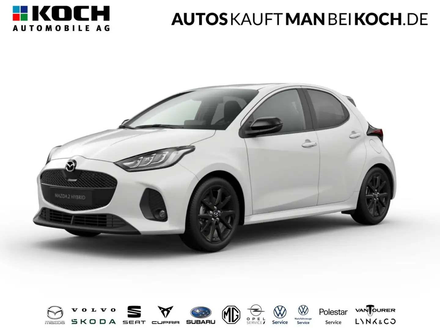 Mazda 2 ++AKTION++Privat VOLLAUSSTATTUNG HYBRID116 PS AUTO Weiß - 1