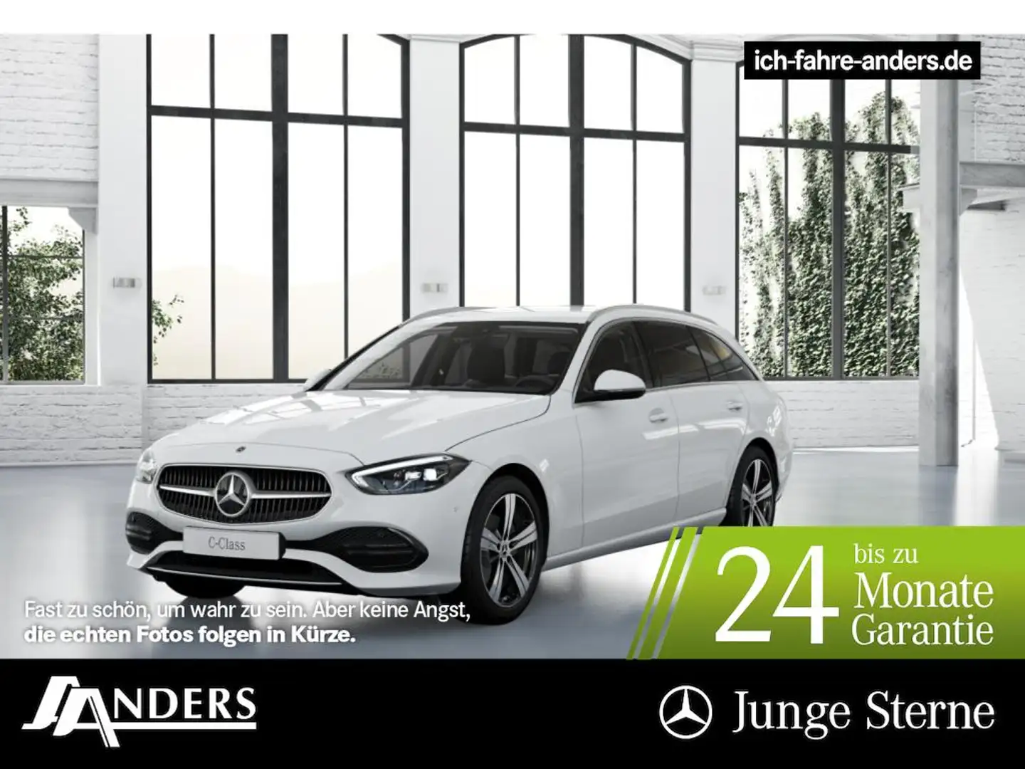 Mercedes-Benz C 200 d T Avantgarde+MBUX+SHZ+LED+Kam+AHK+EASY-P Weiß - 1