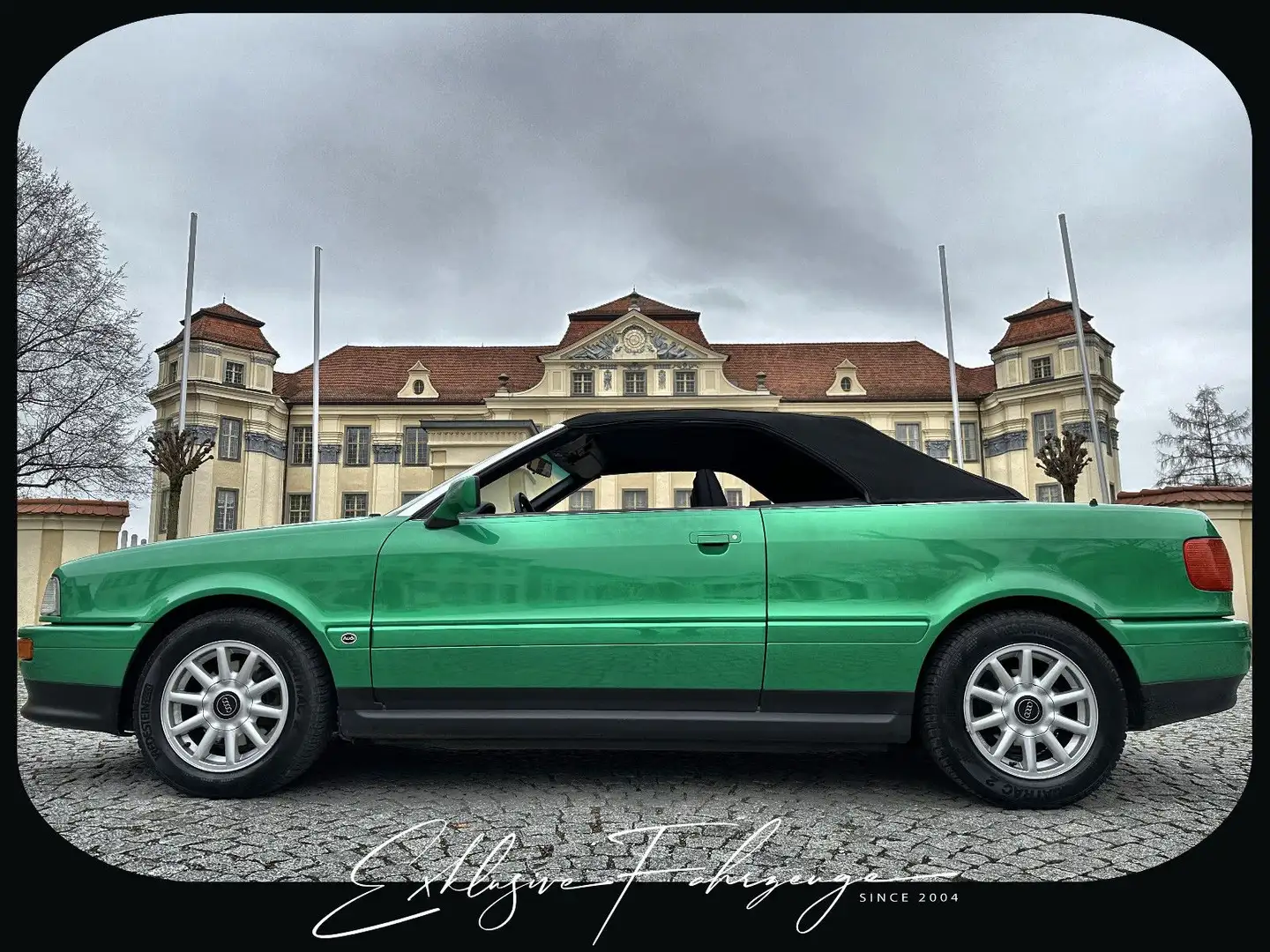 Audi 80 |2,6 Cabrio|Aus Fahrzeugsammlung|Scheckheft! Zelená - 2