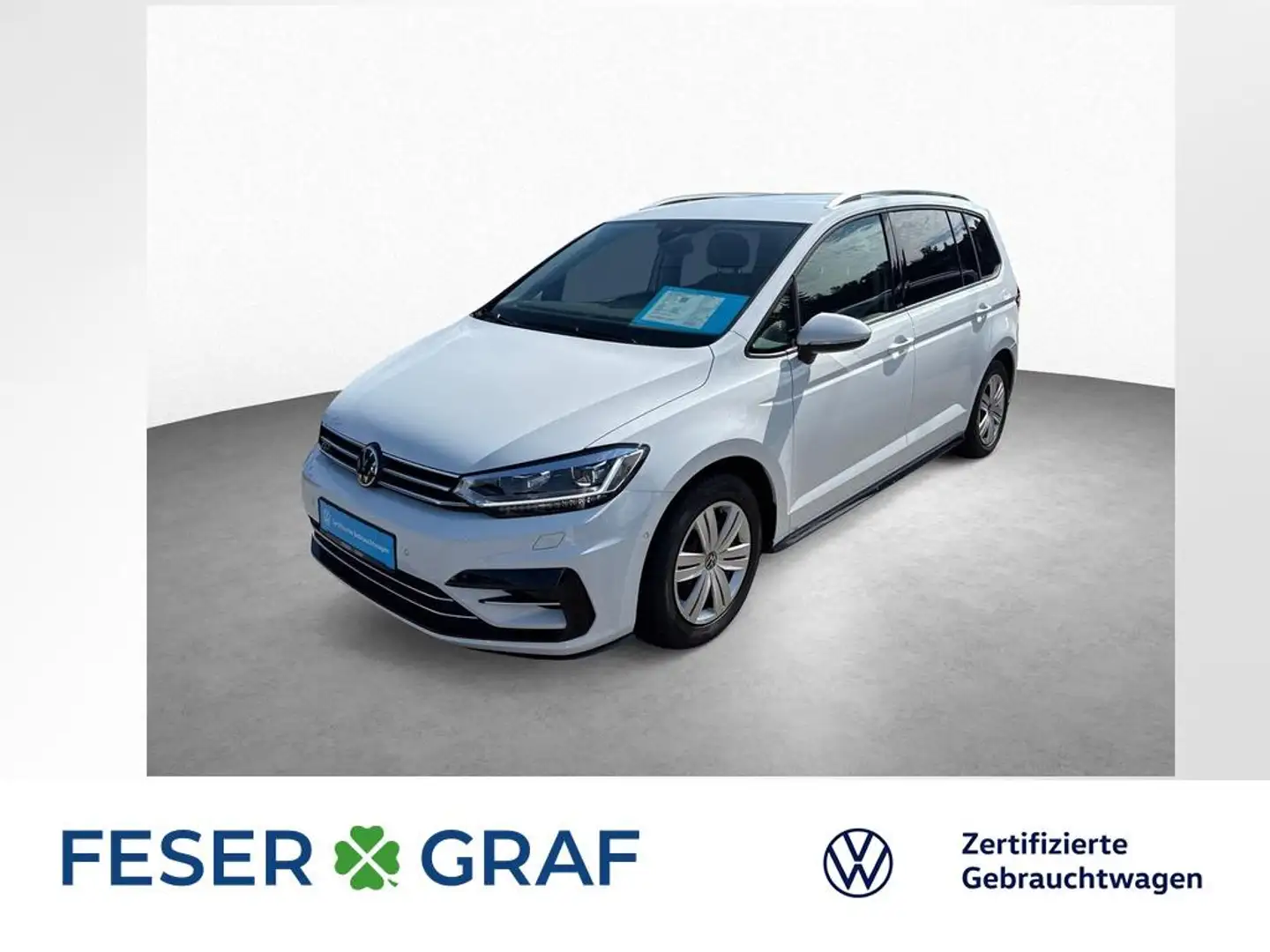 Volkswagen Touran 1.5 TSI R-LINE LED NAVI IQ DRIVE ACC Weiß - 1