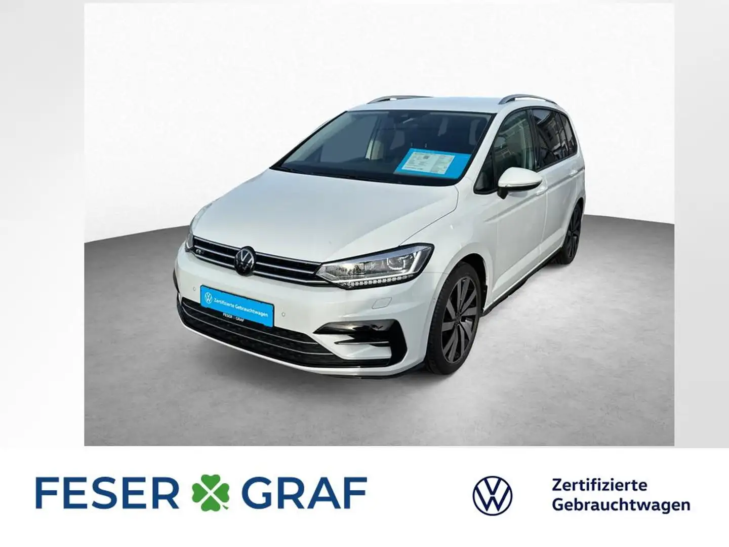 Volkswagen Touran 1.5 TSI R-LINE LED NAVI IQ DRIVE ACC Weiß - 1