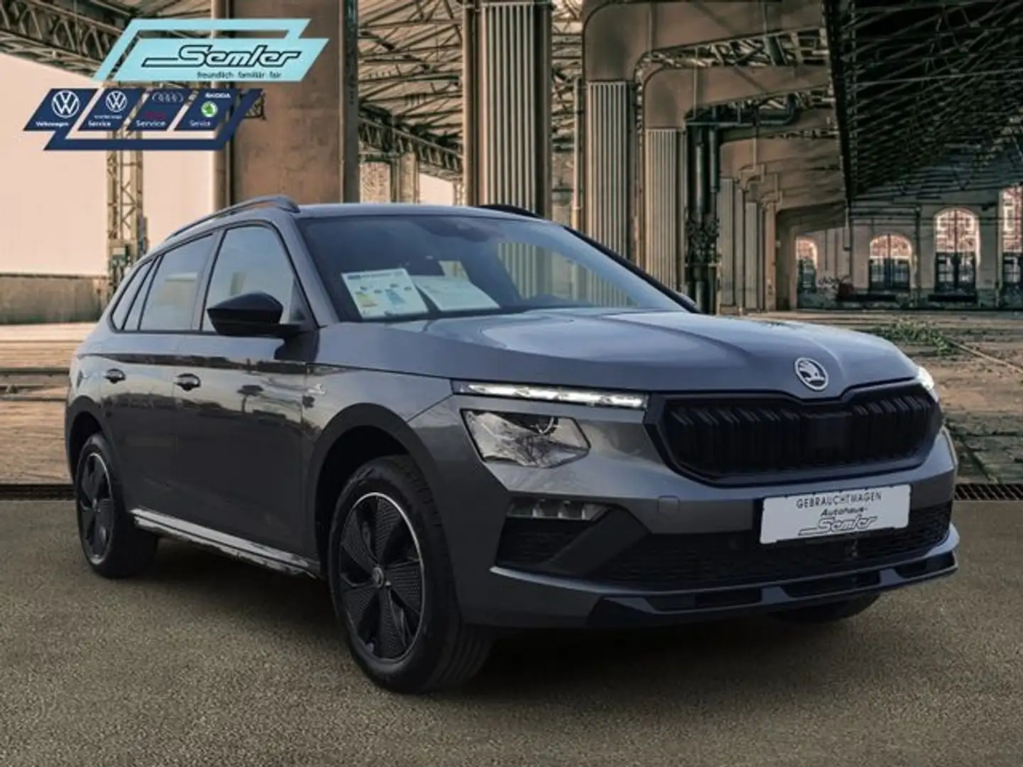 Skoda Kamiq Monte Carlo 1.0 TSI DSG PANO MATRIX R-KAM Grey - 2