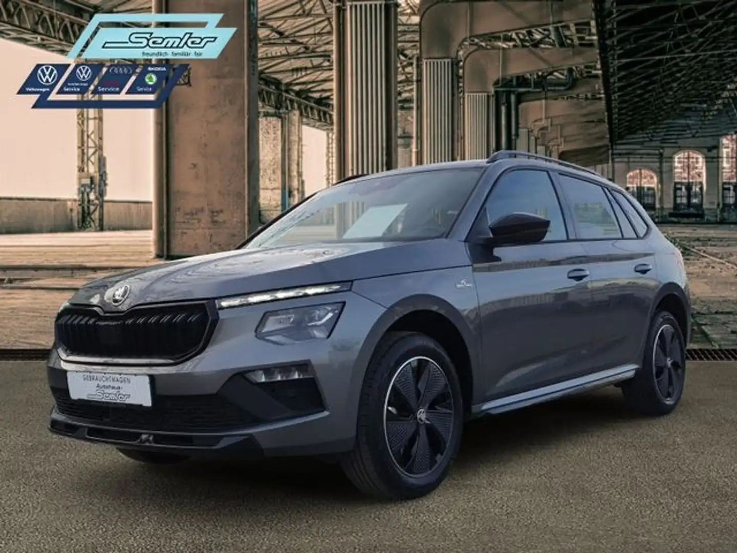Skoda Kamiq Monte Carlo 1.0 TSI DSG PANO MATRIX R-KAM Grey - 1