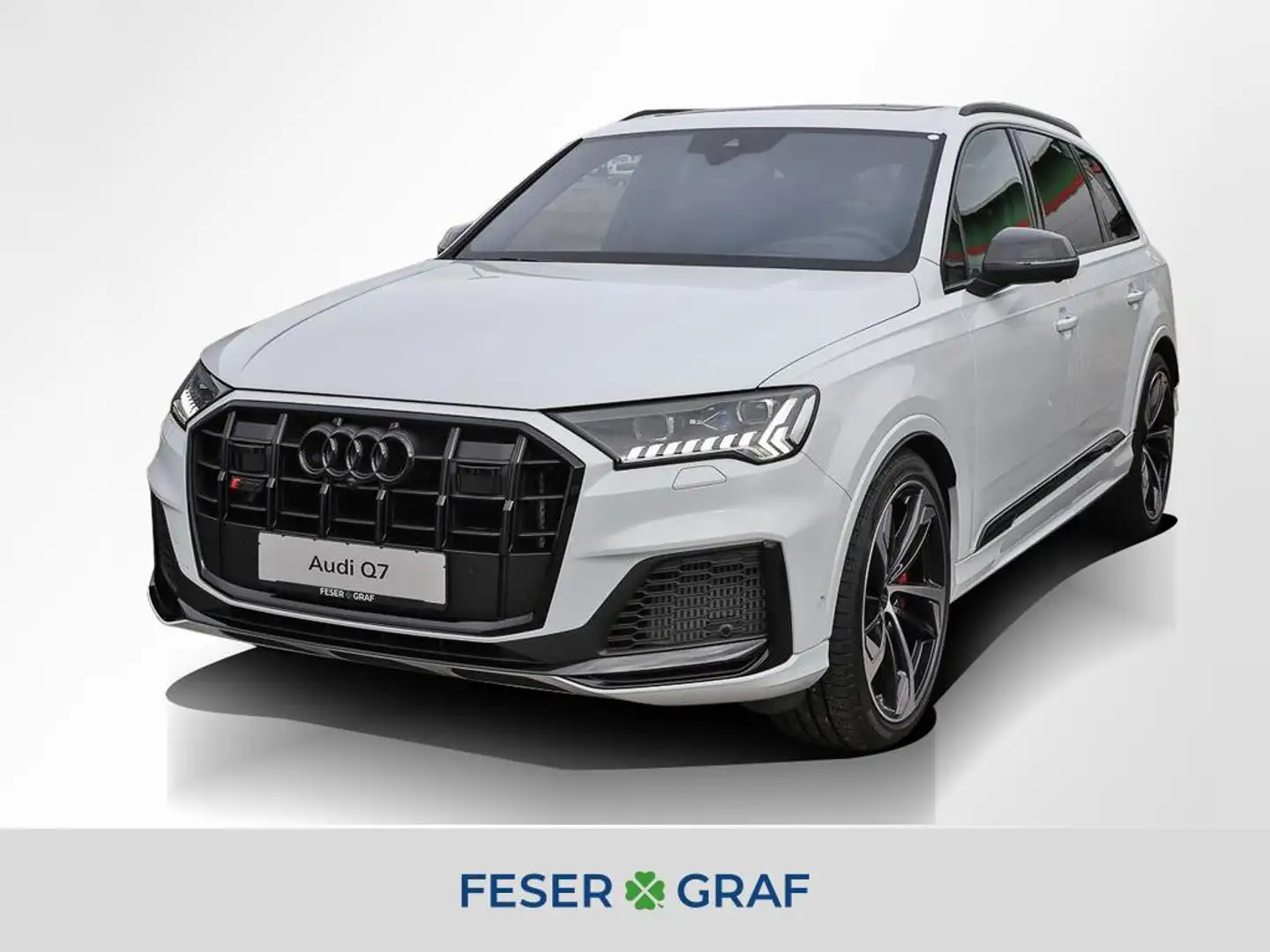 Audi SQ7 TSFI competition AHK Pano Matrix 360° Alb - 1