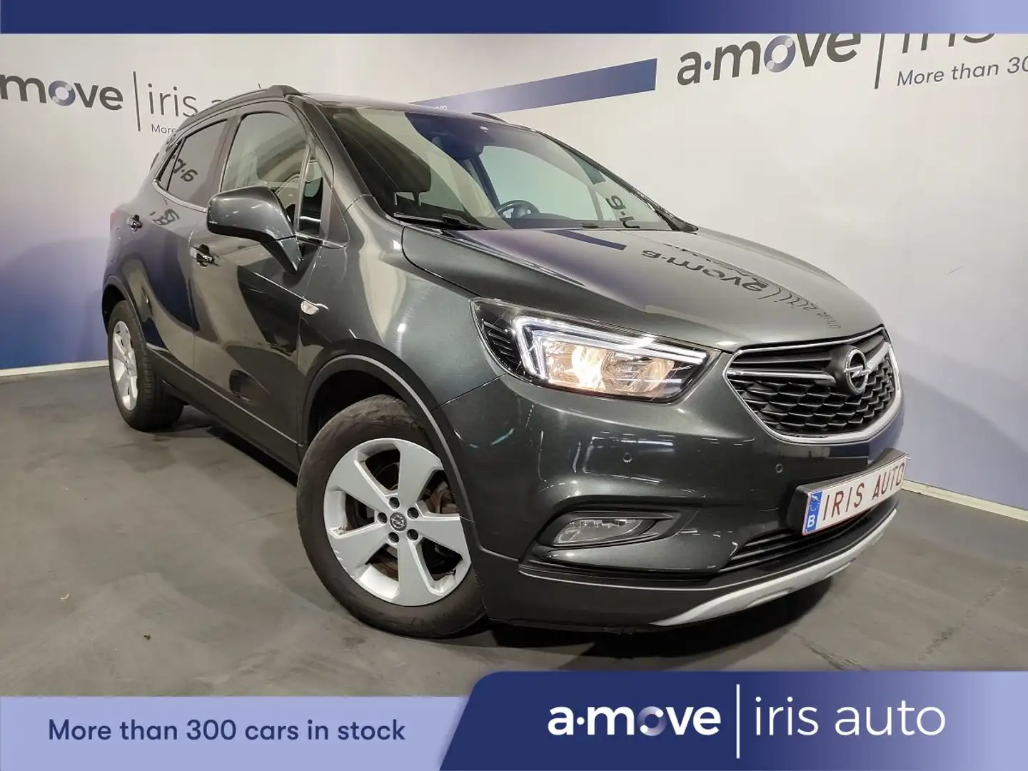Opel Mokka X 1.6 | NAVI | A/C | ATT REMORQUE | CUIR Gris - 1