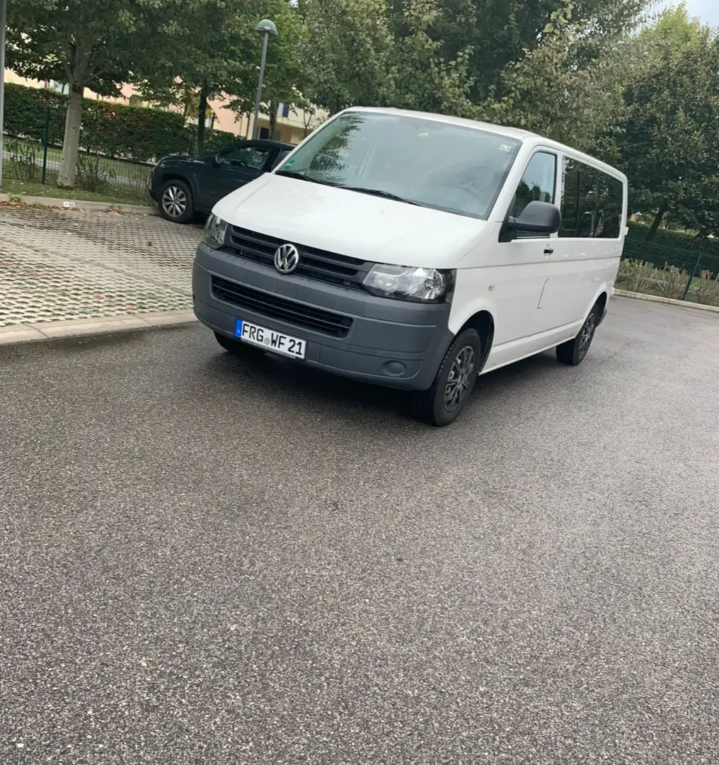 Volkswagen T5 Transporter Kombi lang Weiß - 2