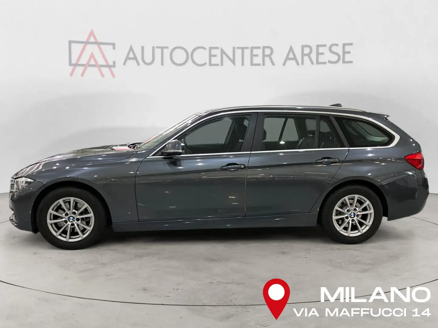BMW 320 d Touring Business Advantage aut. Gris - 2
