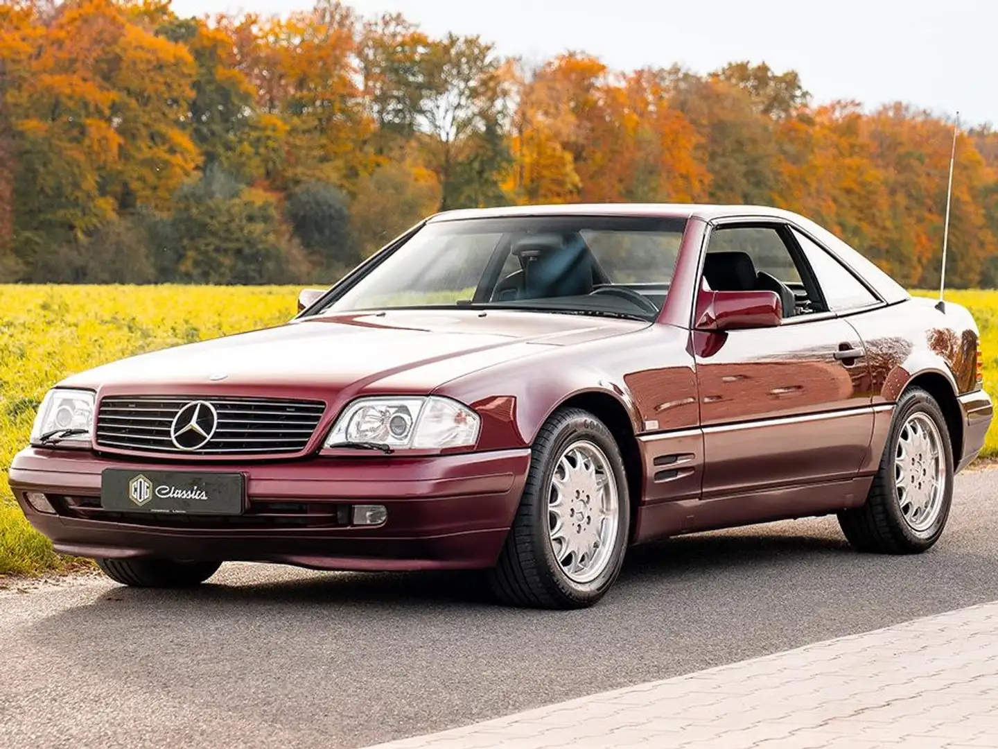 Mercedes-Benz SL 280 SL280/102tkm/Scheckheft/VolleHistorie/dt.Fahrzeug Rouge - 2
