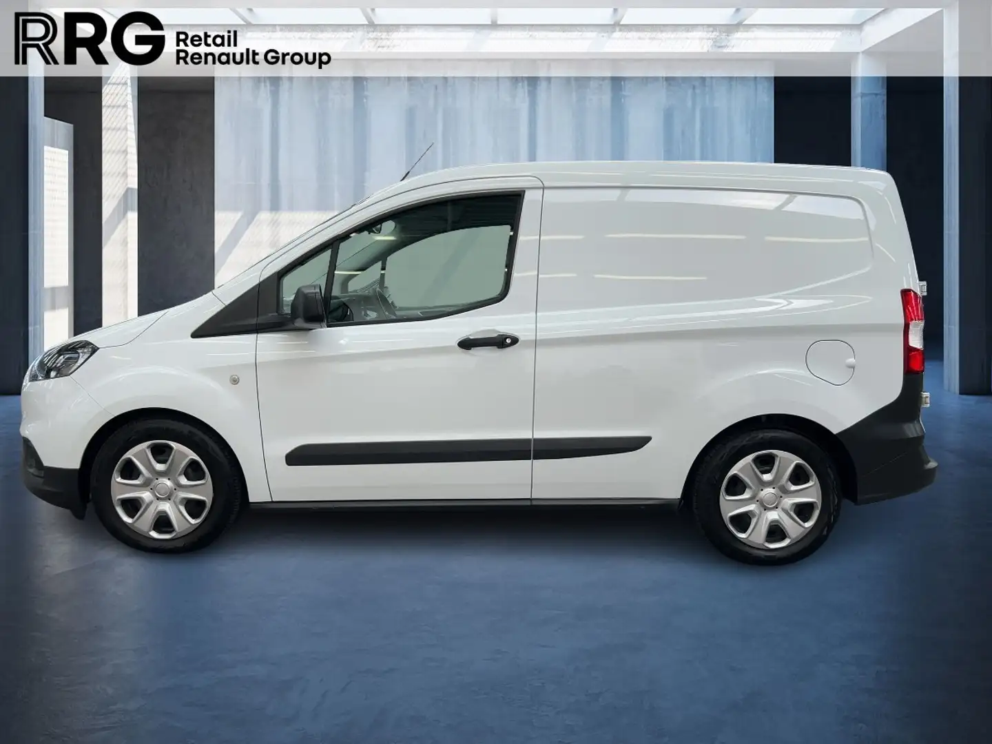Ford Transit Courier 1.5 TDCi Trend NAVI KLIMA PTS REGALEINBAU Weiß - 2
