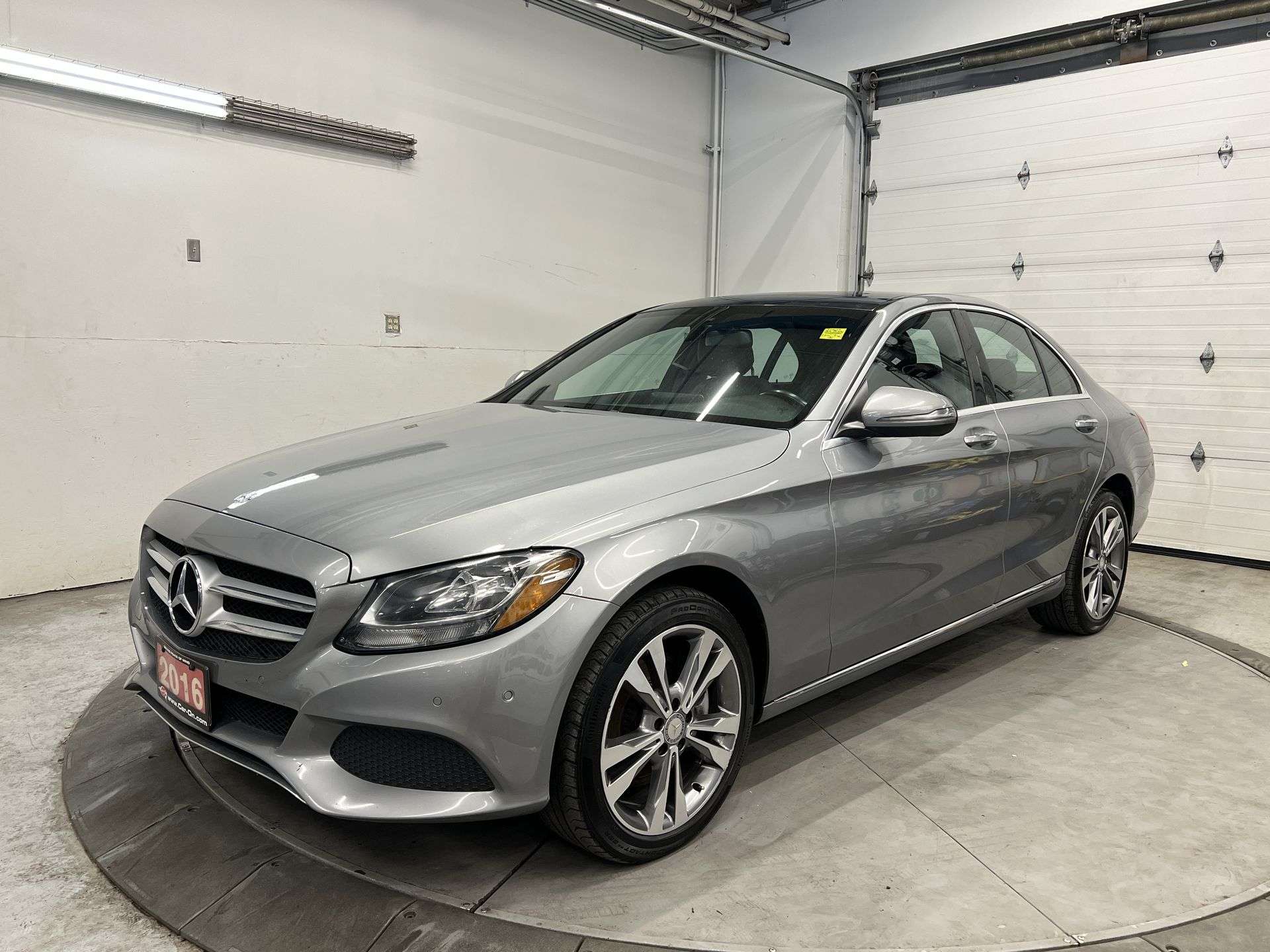 Gray 2016 Mercedes-Benz C-Class Sedan All-Wheel Drive Automatic