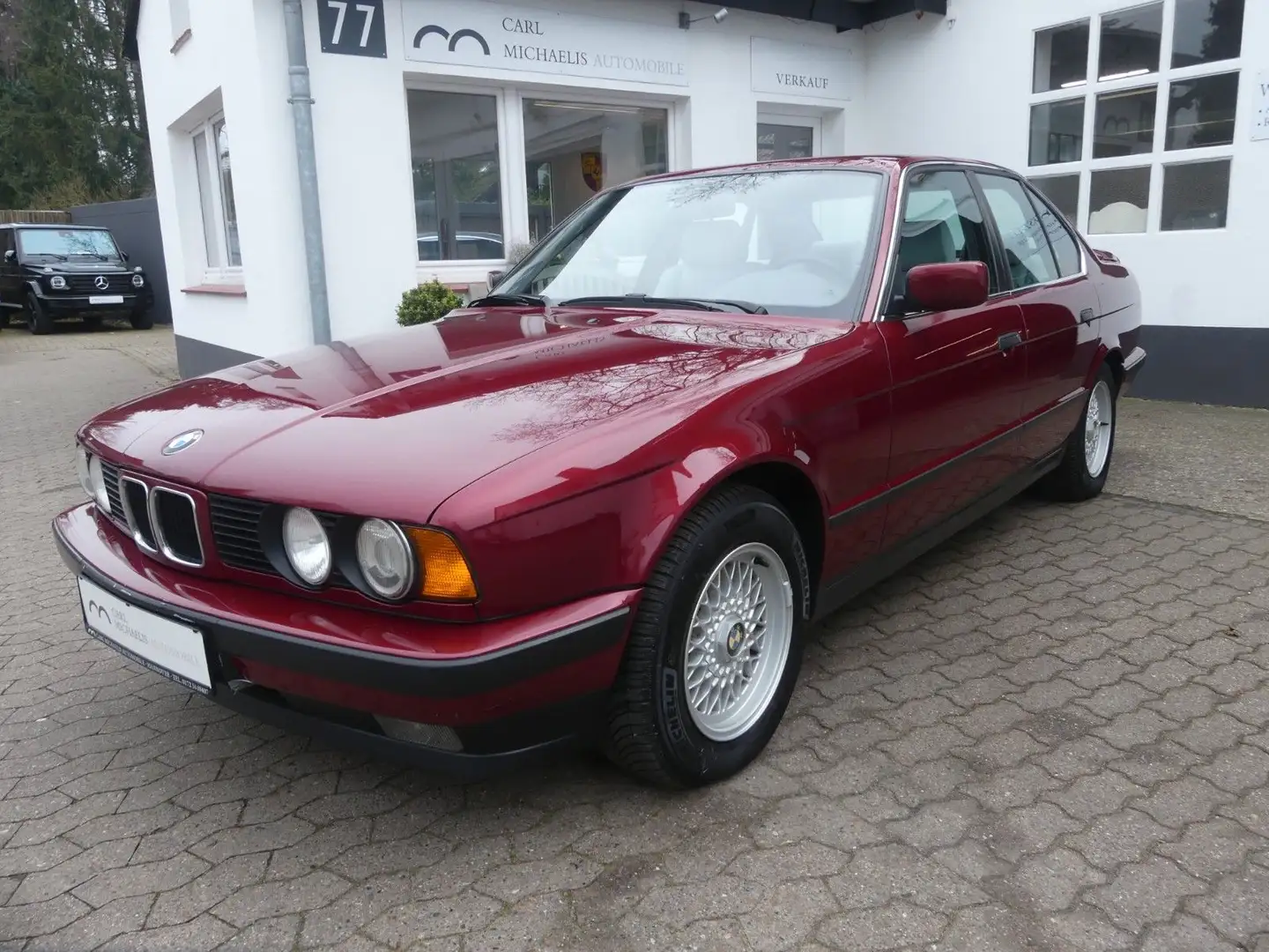 BMW 520 i, 2. Hand,  Super Zustand Red - 1