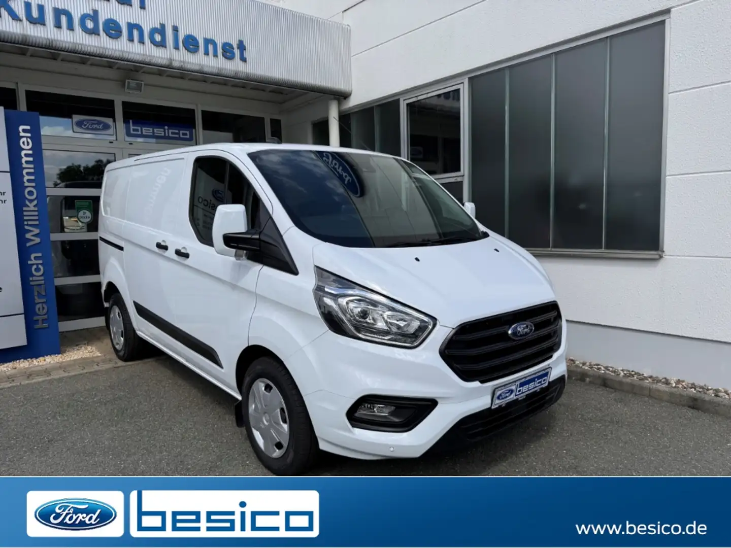 Ford Transit Custom Kasten 300 L1 Trend+PDC+NAV+Tempomat Белый - 1