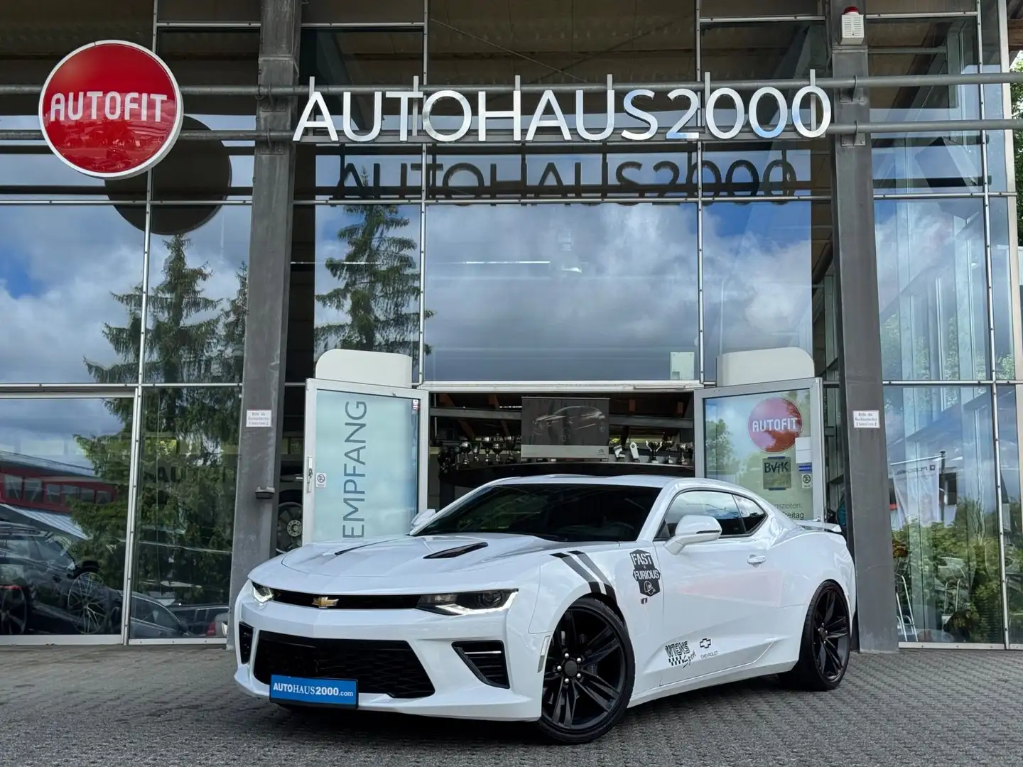 Chevrolet Camaro Coupé 6,2 V8/SBL/1.VB/DEUTSCH/MAGNETIC/HU Weiß - 1