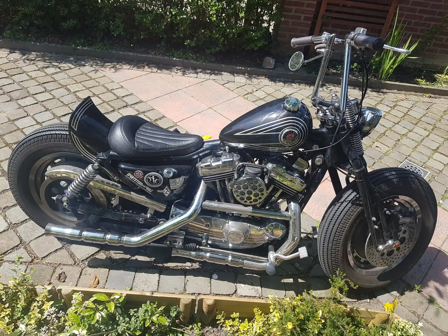 Harley-Davidson Sportster 1200 Shorty Sportster XL1200C Chopper Zwart - 2