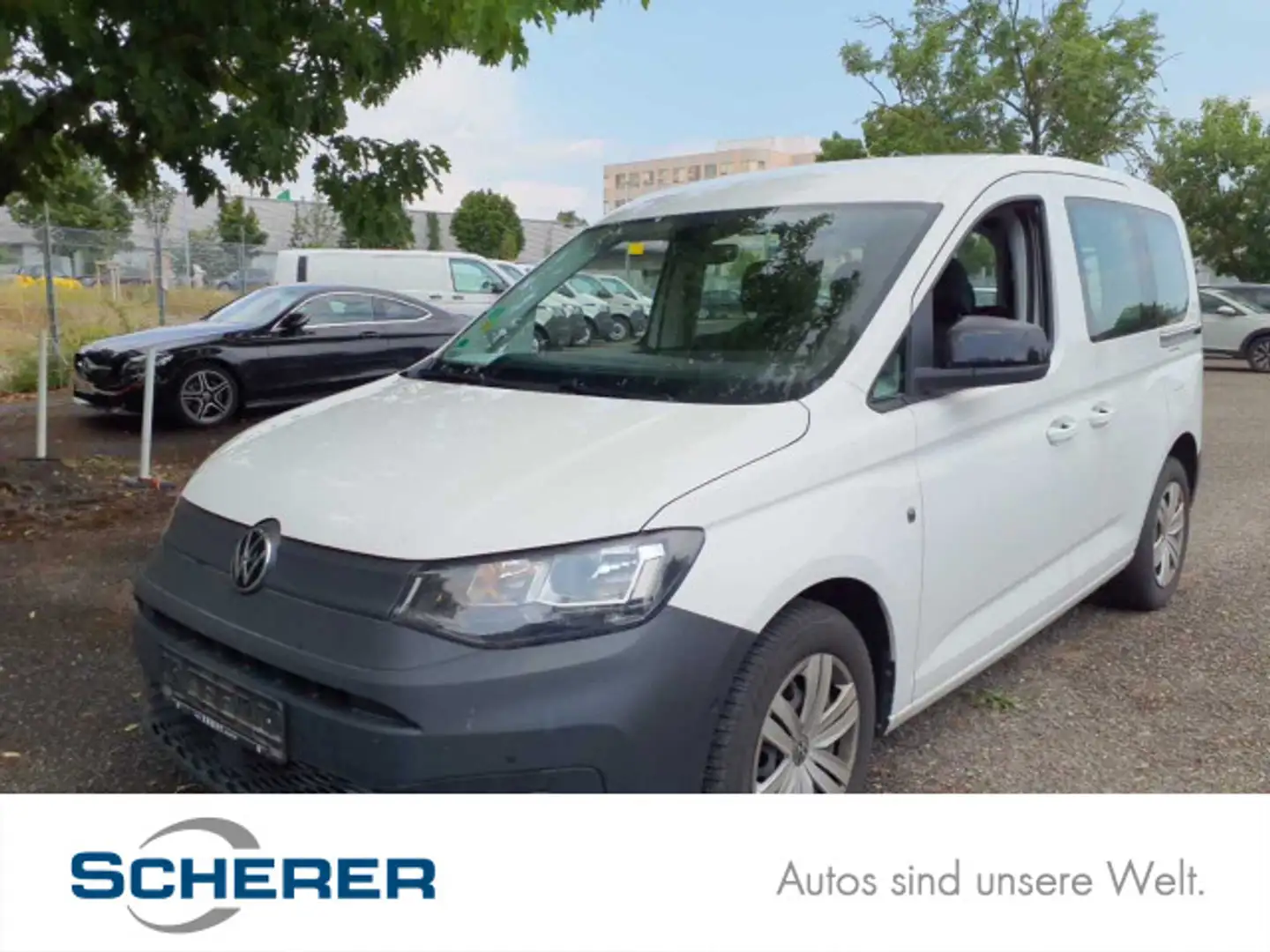 Volkswagen Caddy 2.0 TDI DSG Flügelt+7-Sitze+Kamera+A White - 1