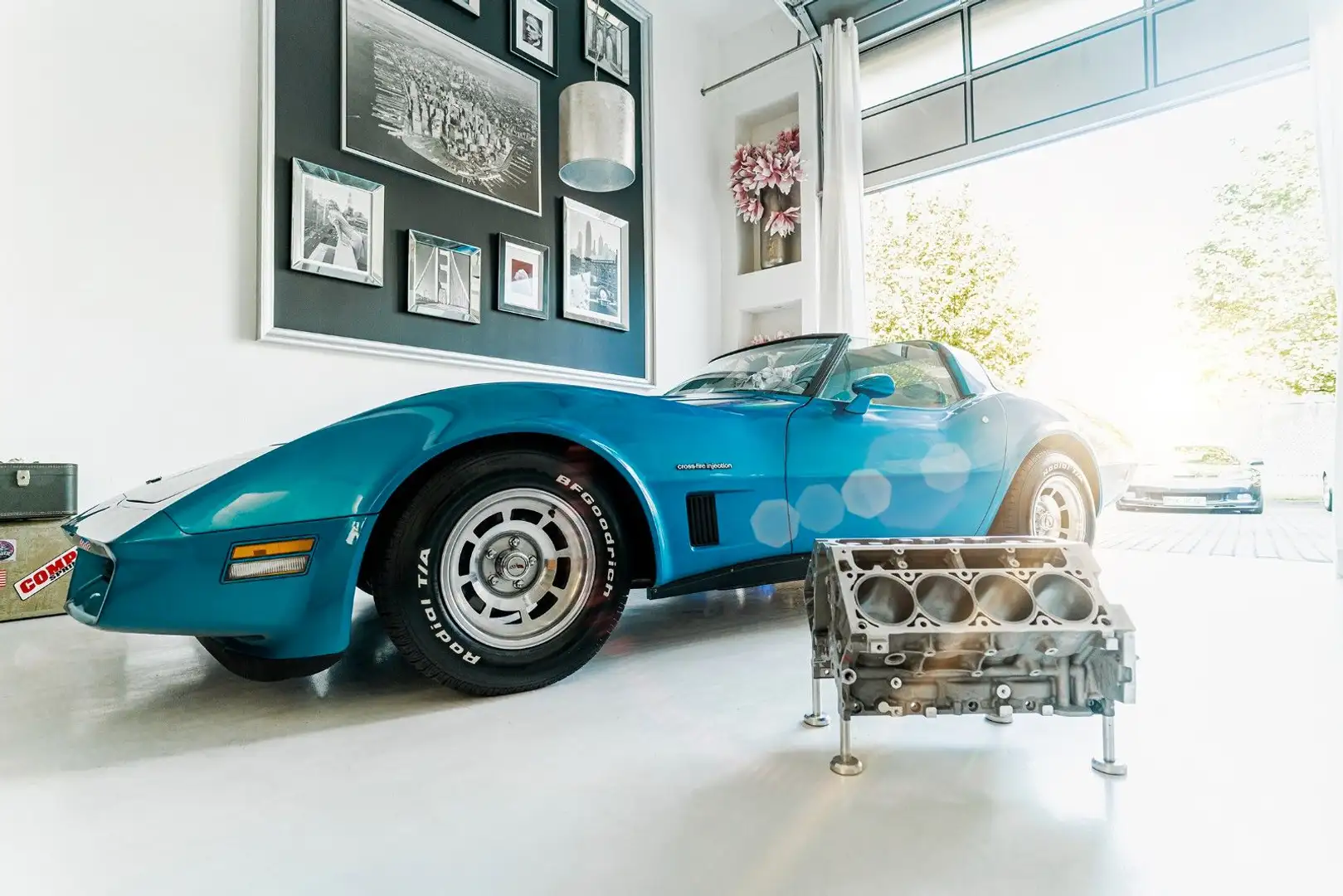 Corvette C3 Crossfire Injection Blauw - 1