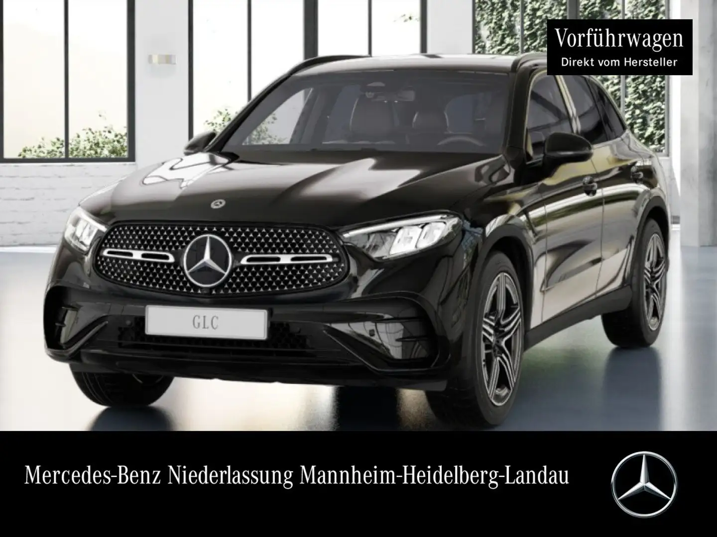 Mercedes-Benz GLC 200 4M AMG+NIGHT+AHK+LED+KAMERA+KEYLESS+9G Schwarz - 1