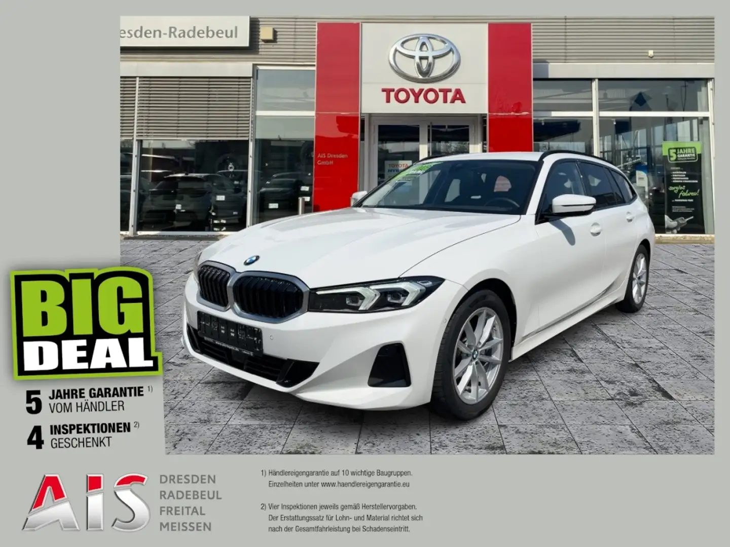 BMW 318 i Touring viele Pakete! LiveCock; Head-Up etc Weiß - 1