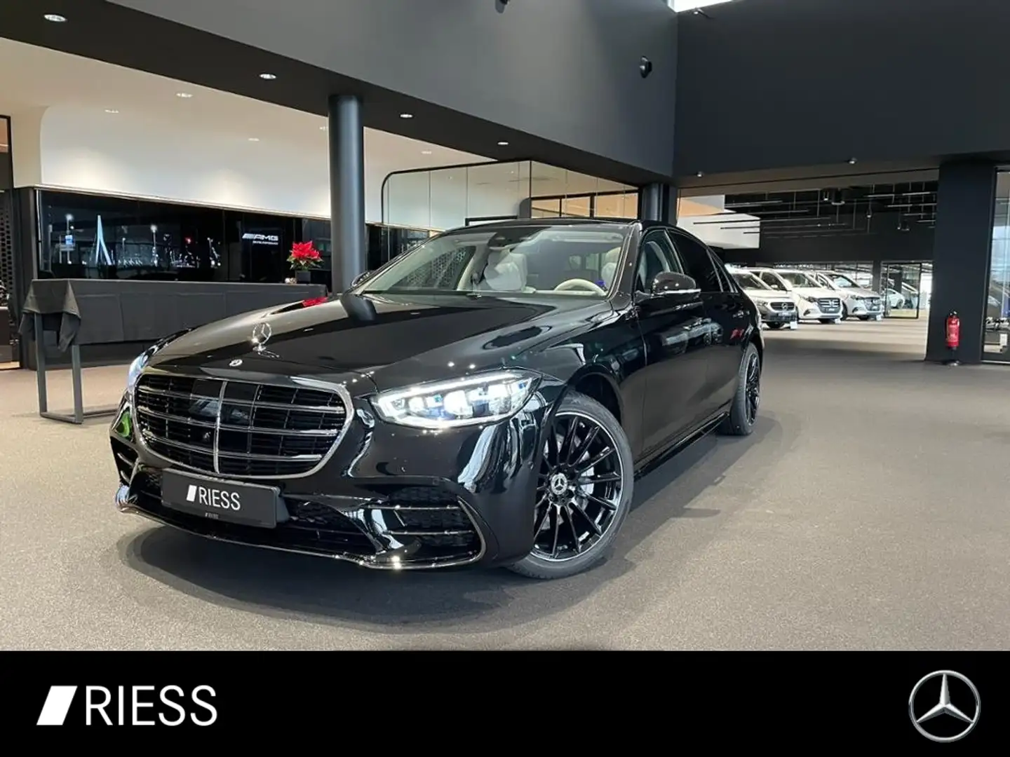 Mercedes-Benz S 450 d 4MATIC Limousine Langversion 2xKlima 360 Schwarz - 1