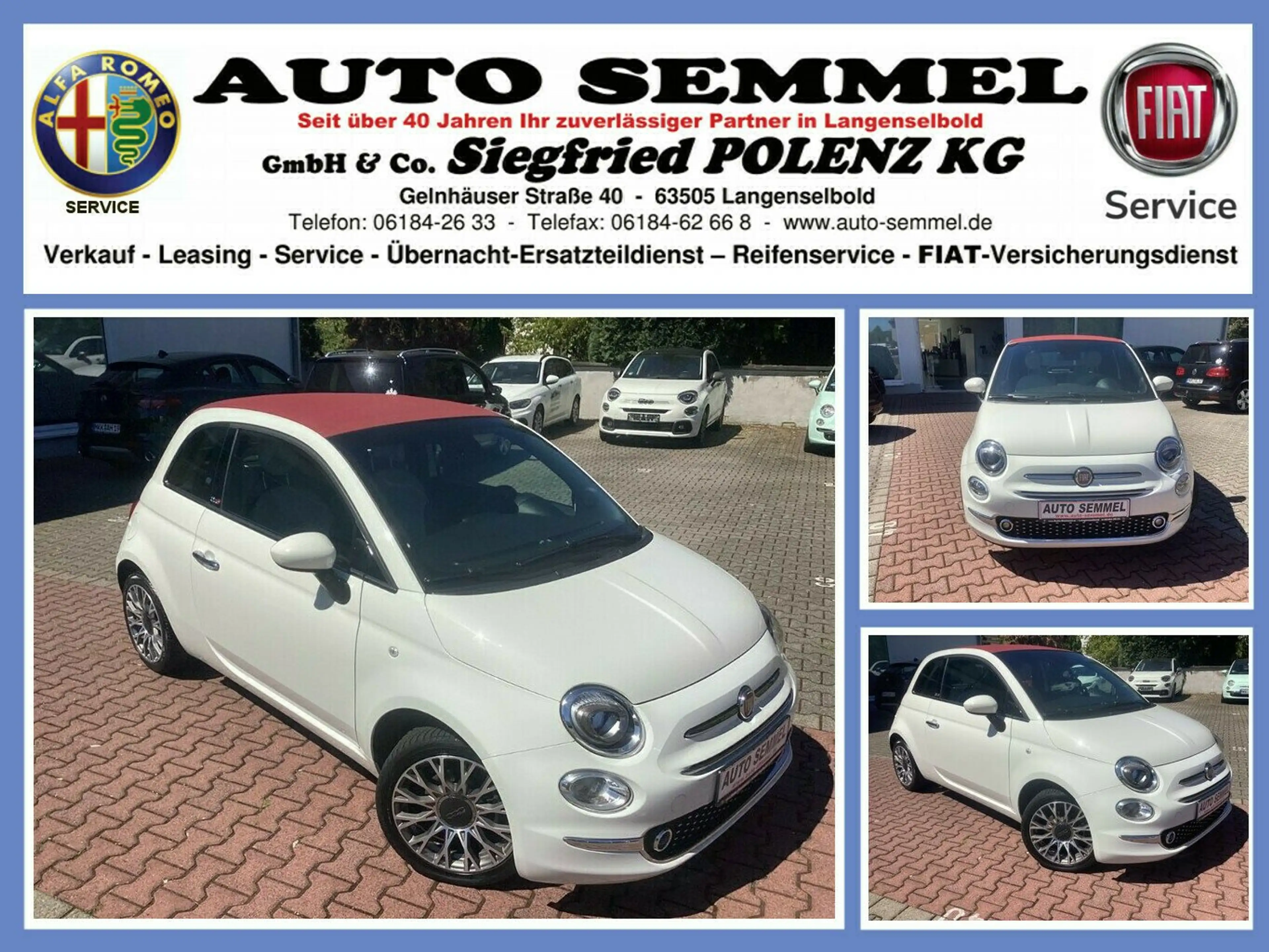Fiat 500C 1.0 Hyb. Star