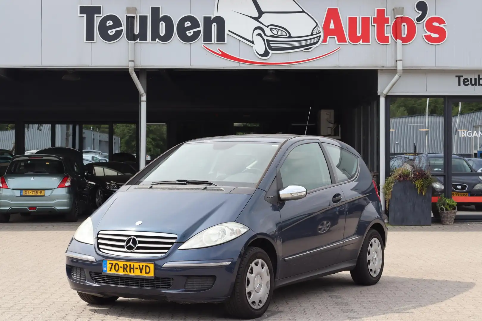 Mercedes-Benz A 150 Classic Versnellingsbak maakt lawaai, Airco, Elekt Blauw - 1