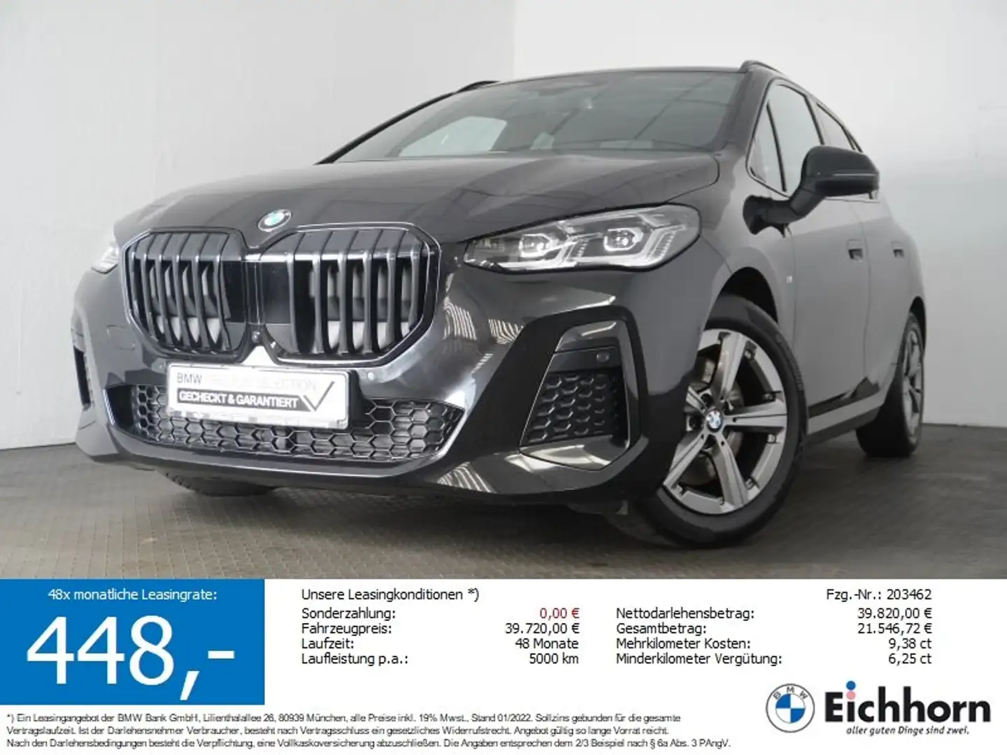 BMW 223 i xDrive Active Tourer M Sportpaket PGSD.AHK* Schwarz - 1