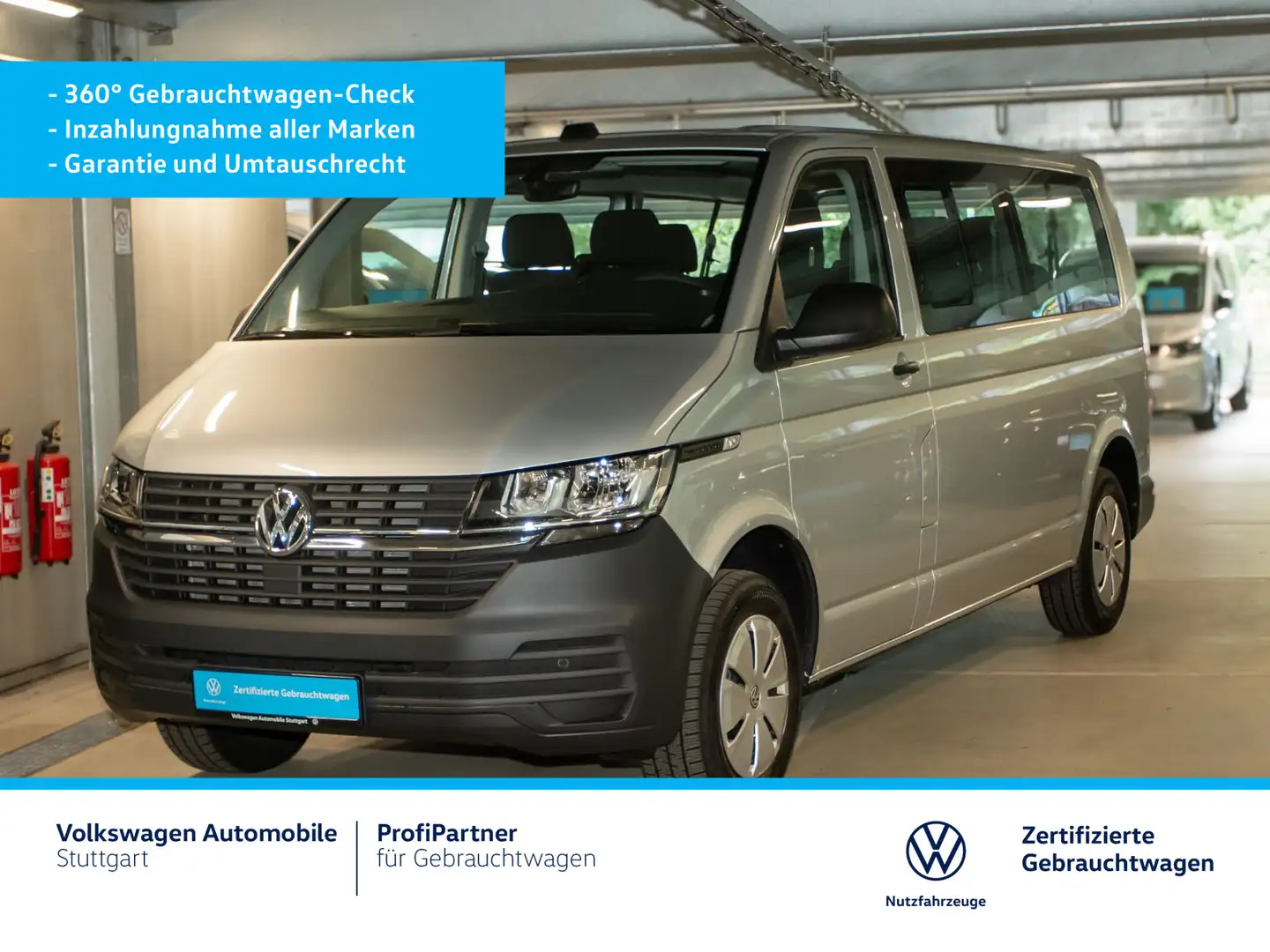 Volkswagen T6.1 Kombi langer Radstand DSG 2,0 TDI Euro 6d Silber - 2