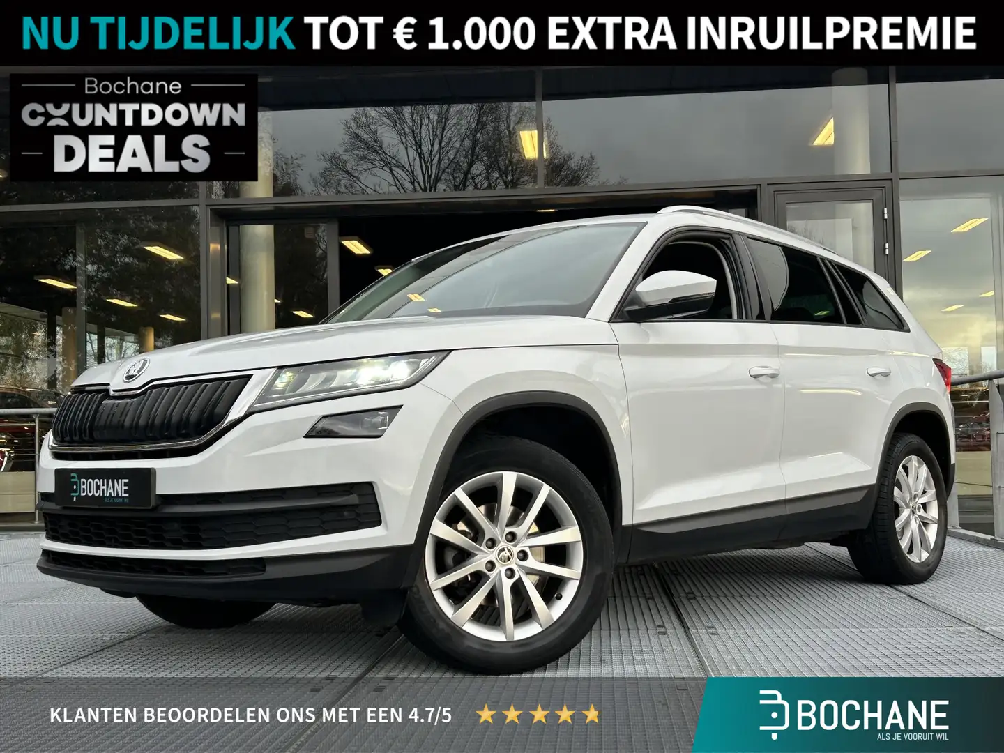Skoda Kodiaq 1.5 TSI Business Edition | Trekhaak | Navigatie | Weiß - 1