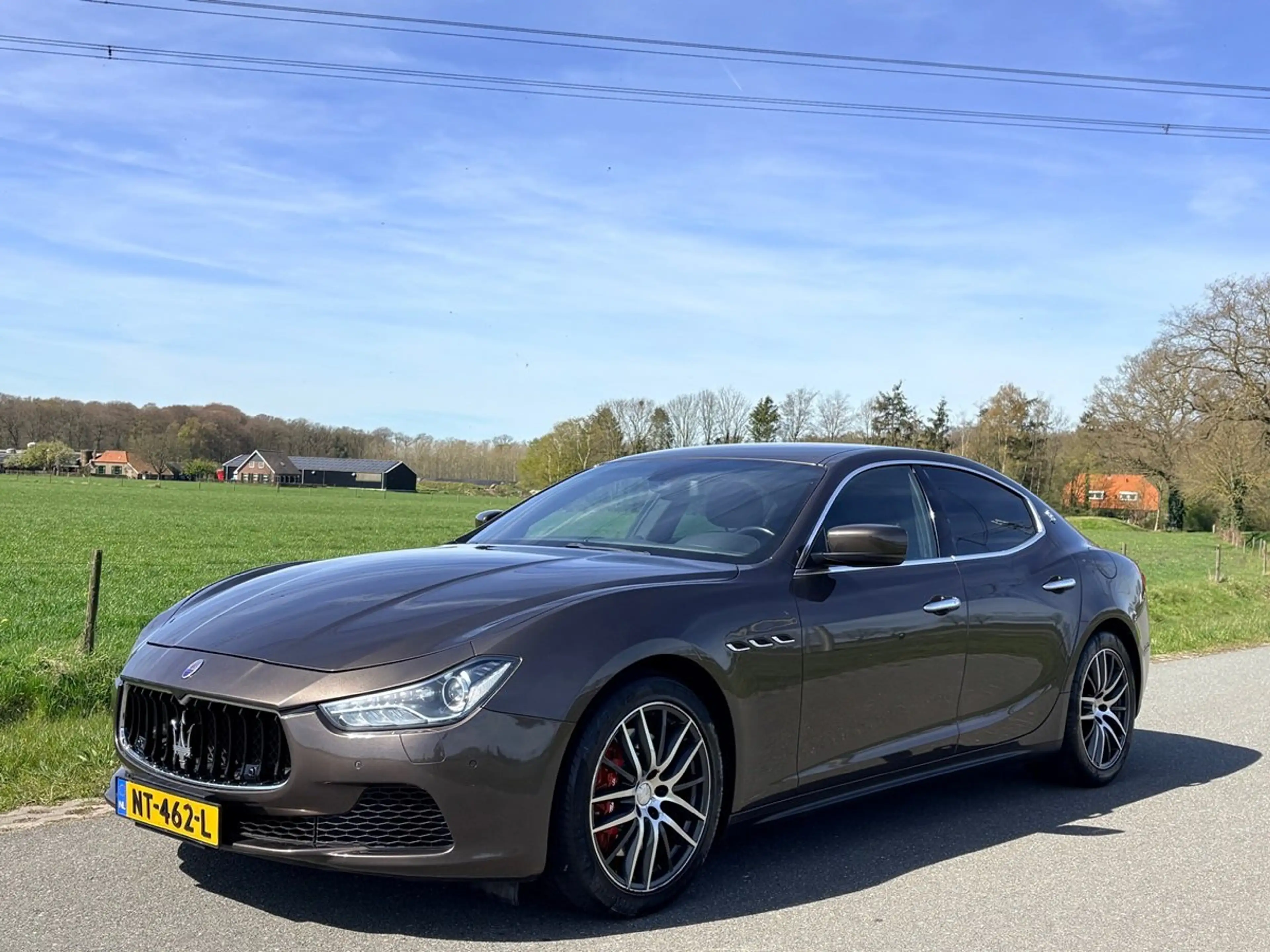 Maserati Ghibli 3.0 S Q4 411pk Aut., Leer, Navi, Cruise, ECC, 19" — photo 2
