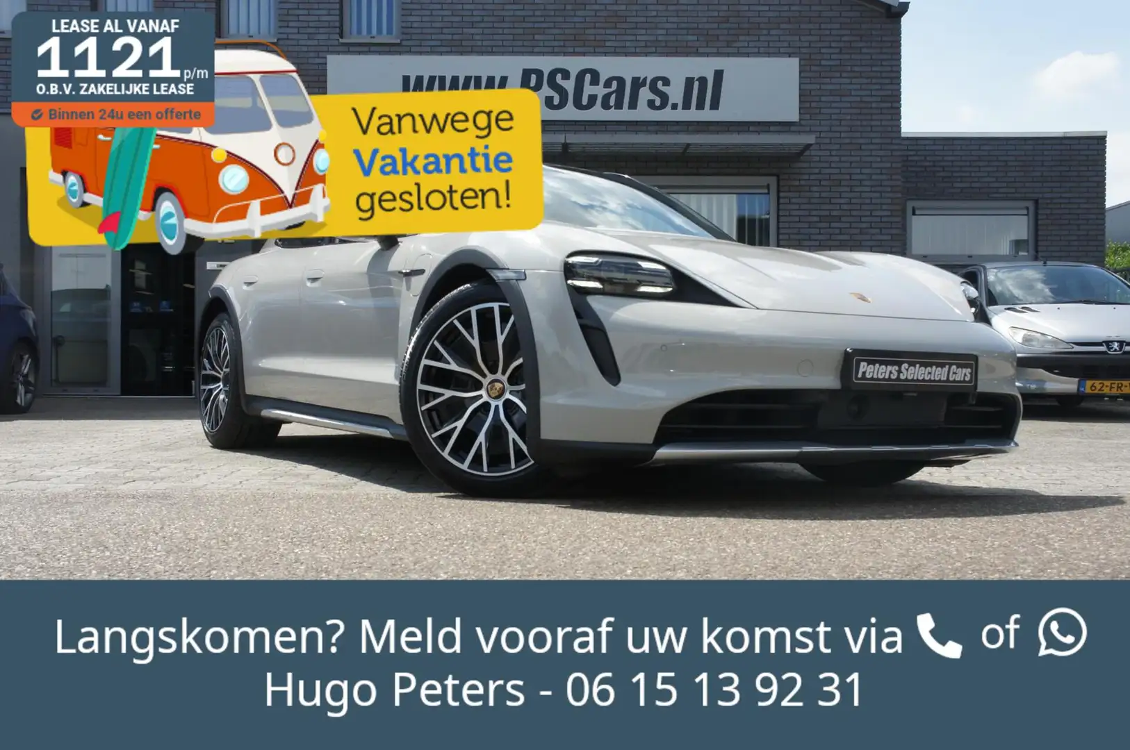 Porsche Taycan Cross Turismo 4S 571pk Acc|4wiel sturing|Pano 4S 9 Gri - 1