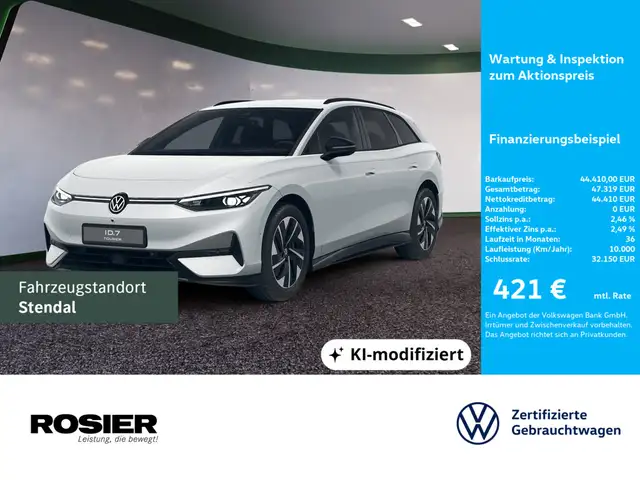 Volkswagen ID.7 Tourer Pro 210 kW AHK WÄPU 360° Travel I