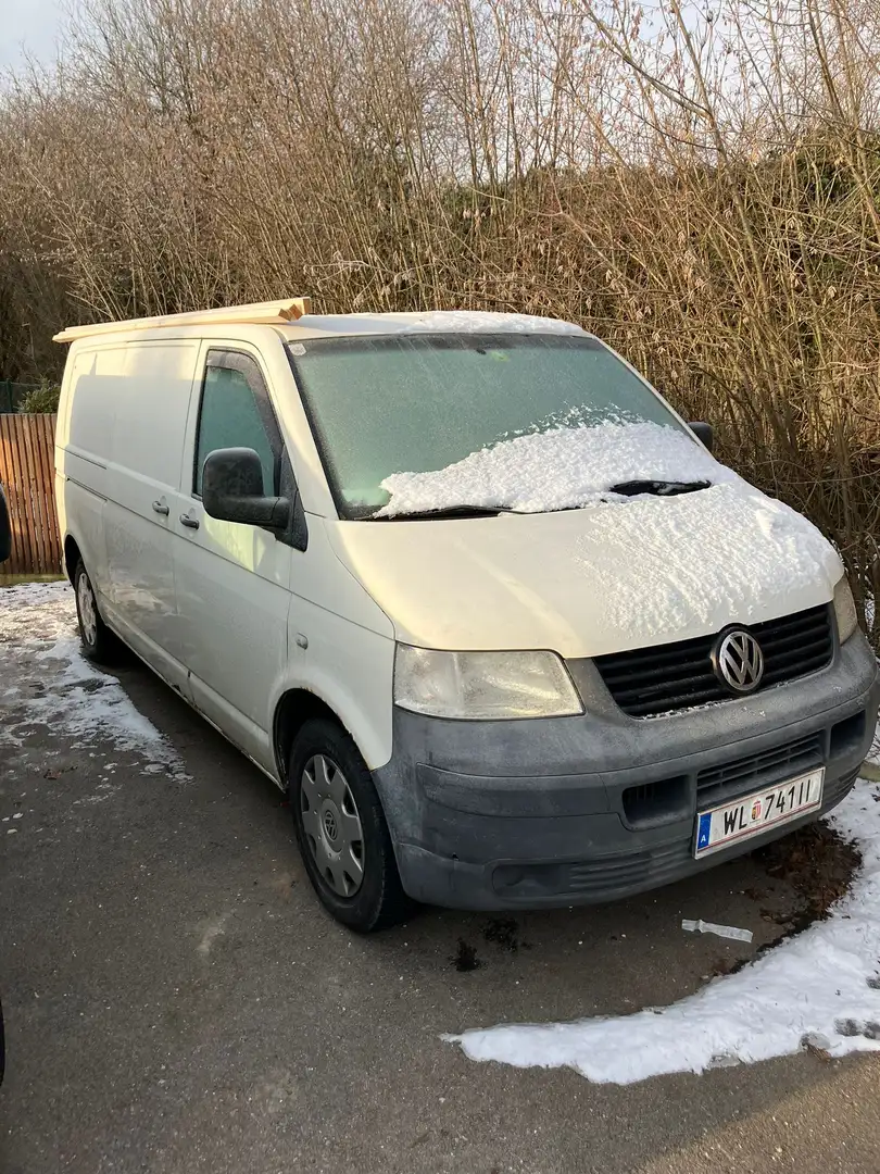 Volkswagen T5 Transporter LR 1,9 TDI Weiß - 1