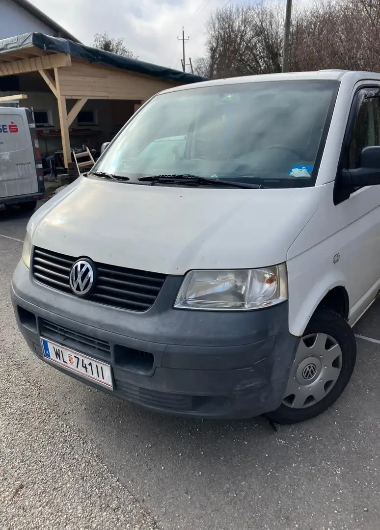 Volkswagen T5 Transporter LR 1,9 TDI Weiß - 1
