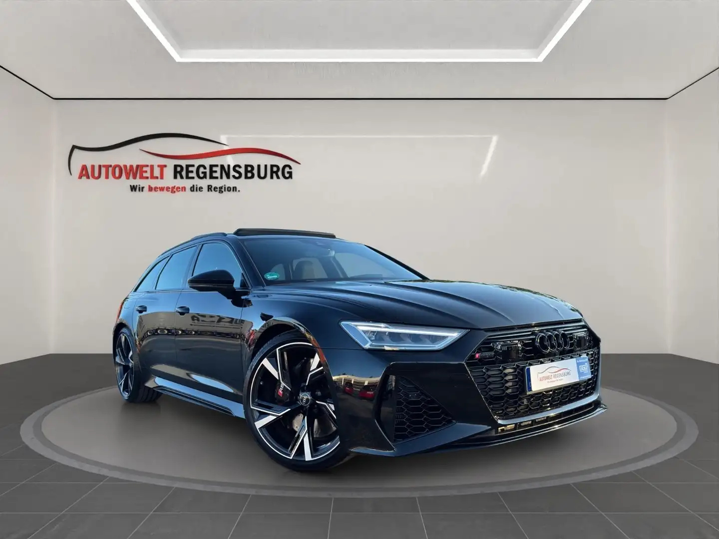 Audi RS6 4.0 TFSI PANO Dy*Paket 360K MEMORY Quattro Чёрный - 1