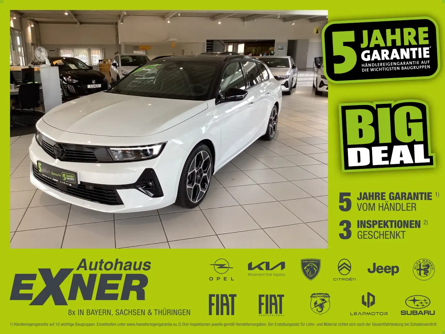 Opel Astra L Sportstourer 1.2 Turbo ULTIMATE ACC+AHK Weiß - 1