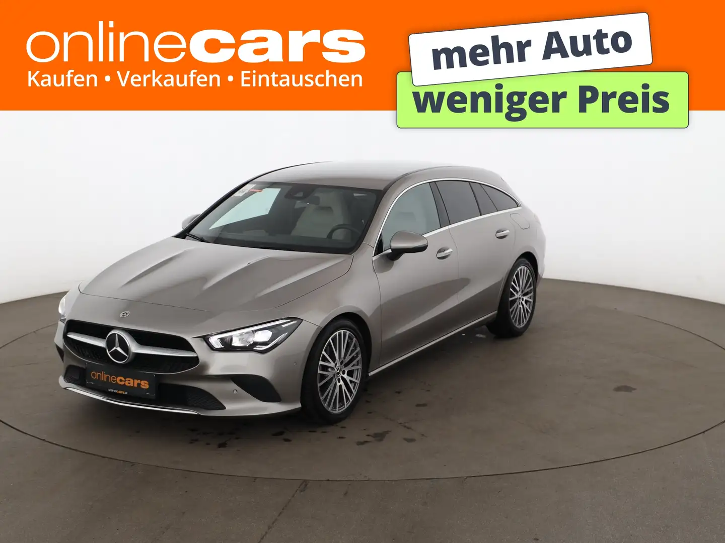 Mercedes-Benz CLA 180 d SB Progressive Aut LED LEDER NAVI R-CAM Grau - 1