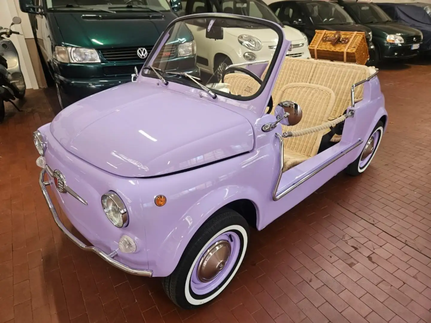 Fiat 500 JOLLY SPIAGGINA omologata APERTA Blu/Azzurro - 2