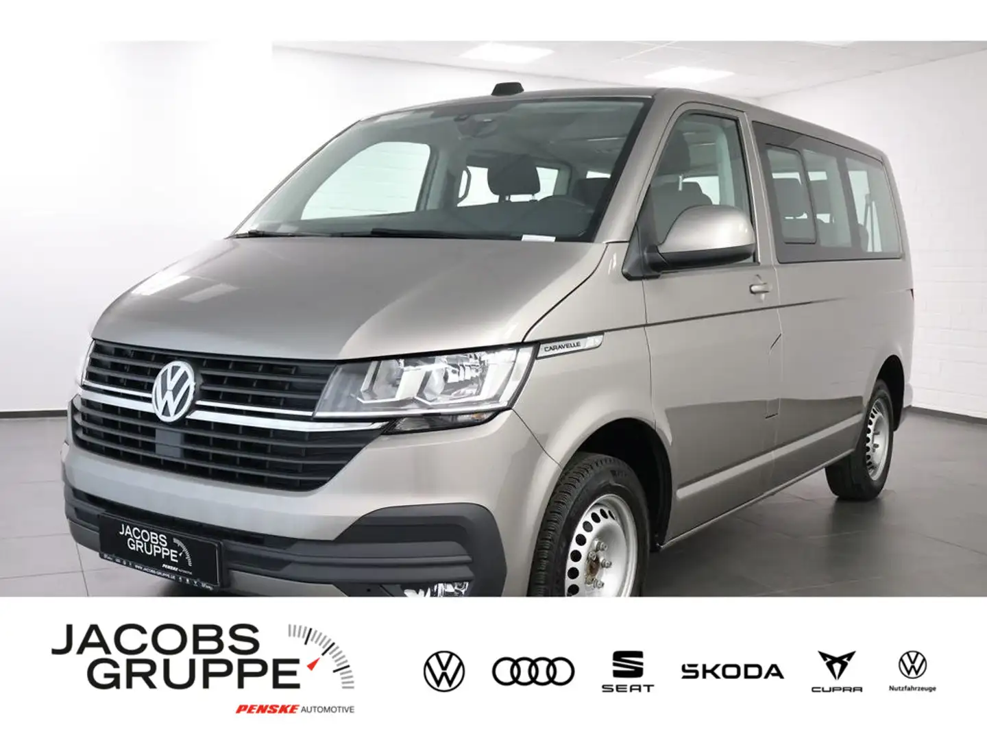 Volkswagen T6.1 Caravelle 2.0TDI Trendline Klima,GRA,RFK Beige - 1