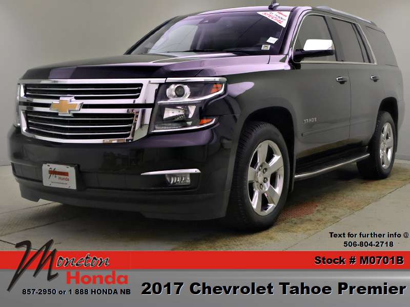 Black 2017 Chevrolet Tahoe SUV / Crossover Four-Wheel Drive 6-Speed Automatic