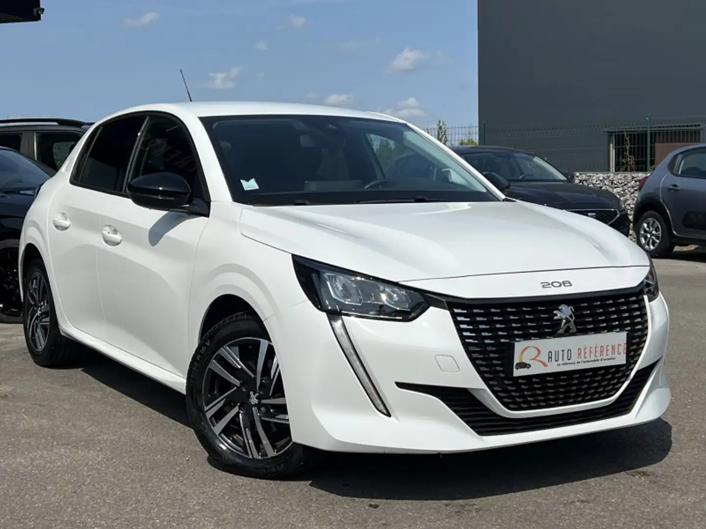 Peugeot 208 1.5 BLUEHDI 100 CH ALLURE / 1ERE MAIN / JANTES ALL Blanc - 2