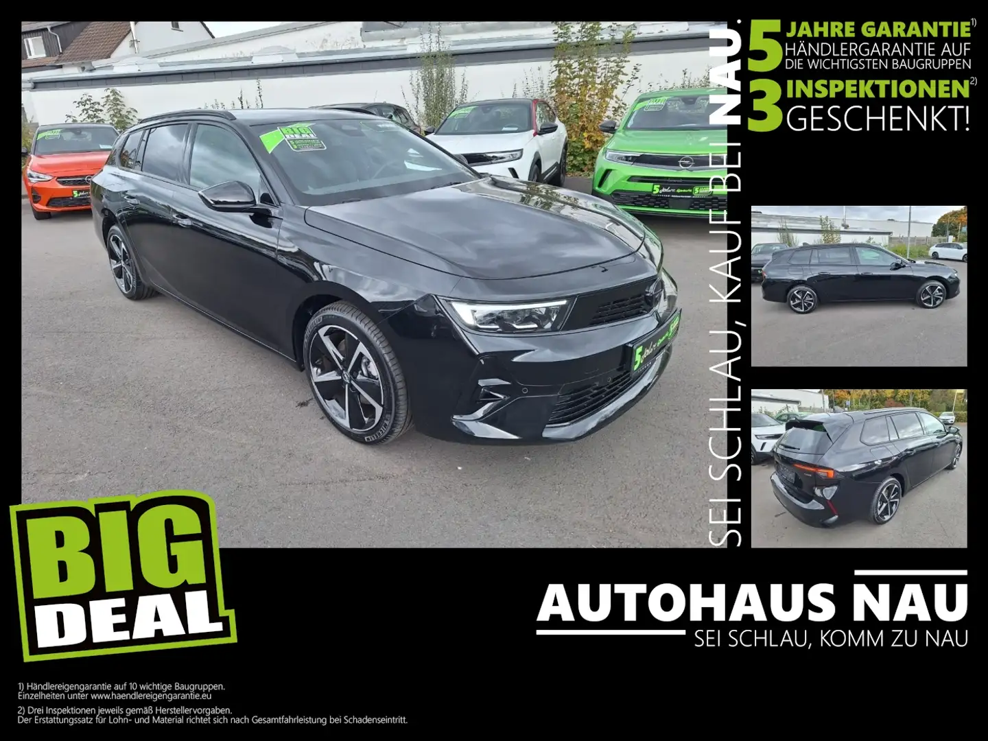 Opel Astra L Sports Tourer 1.2 Turbo GS inkl. BigDeal Nero - 1