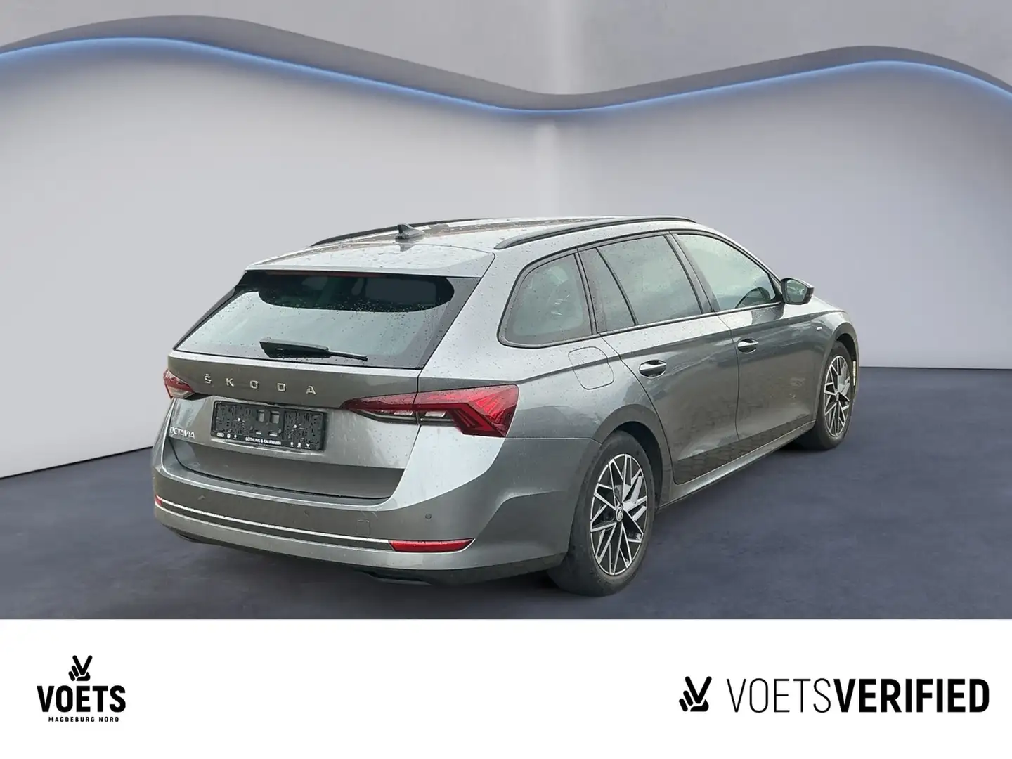 Skoda Octavia Combi 2.0TDI DSG Clever LED+NAVI+AZV Grau - 2