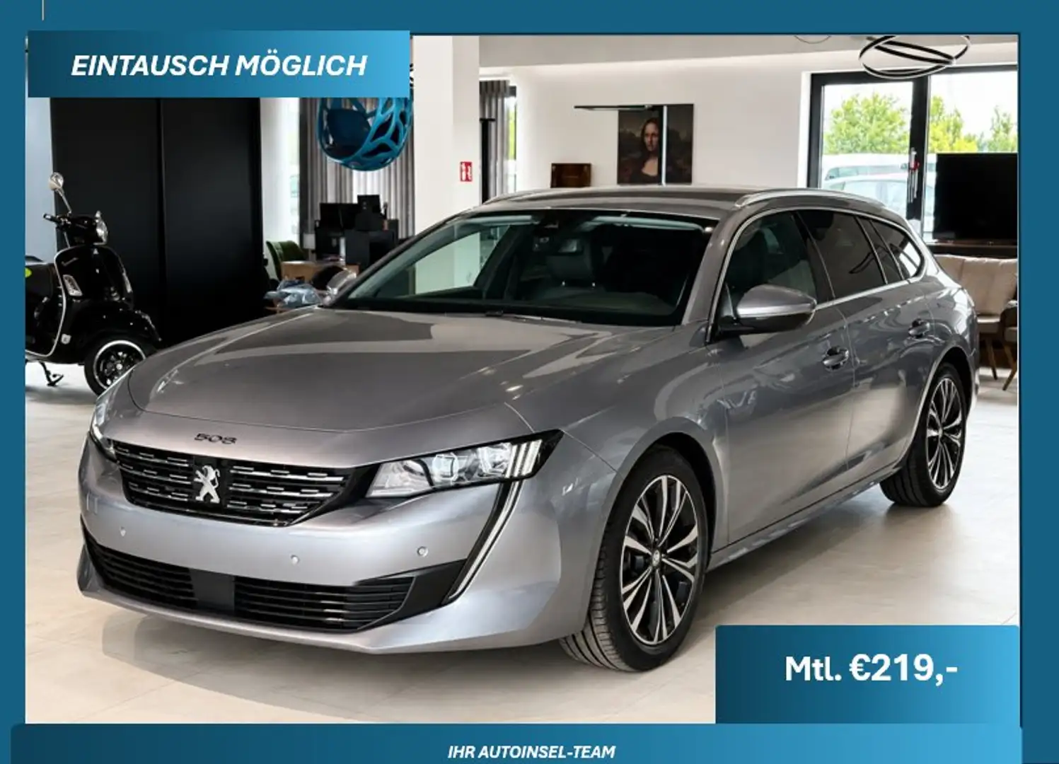 Peugeot 508 Allure Pack Aut. 360 Kamera+ACC+Voll LED Grau - 1