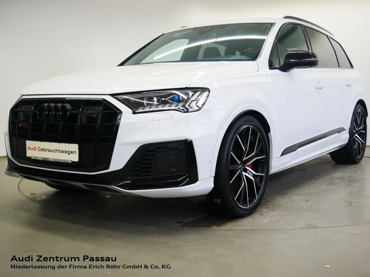 Audi SQ7 TFSI tiptr. MATRIX AHK PANO HEAD-UP Stadhzg. Blanc - 1