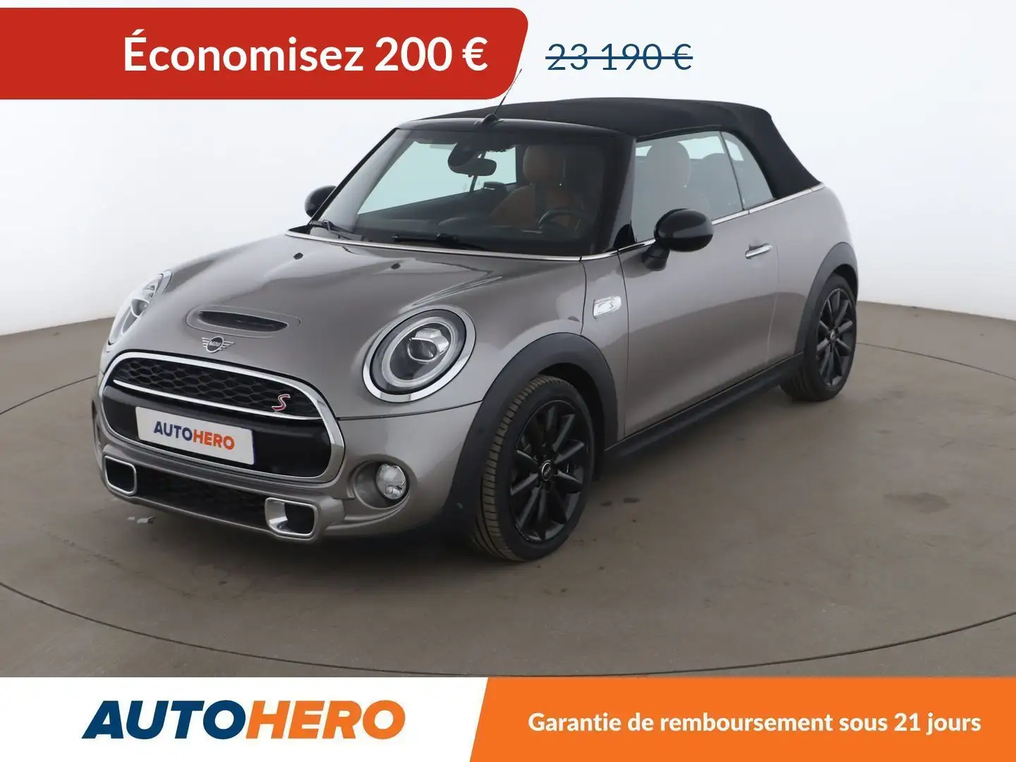 MINI Cooper S Cabrio Cooper S Finition Exquisite BVA7 Gri - 1