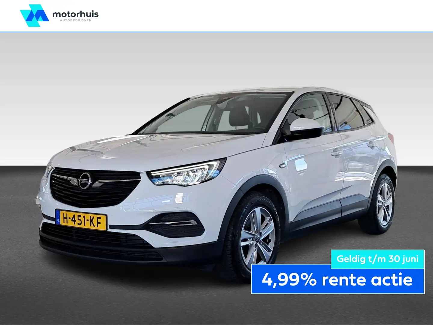 Opel Grandland X 1.2 Turbo 130pk Automaat Business Edition / Naviga Bianco - 1