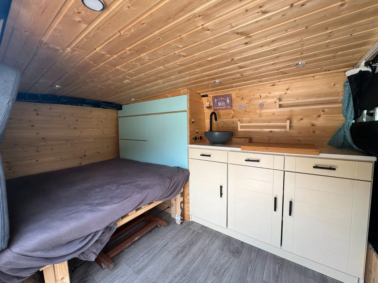 Mercedes-Benz Vito Wohnmobile 2.Hand, lang Blau - 2