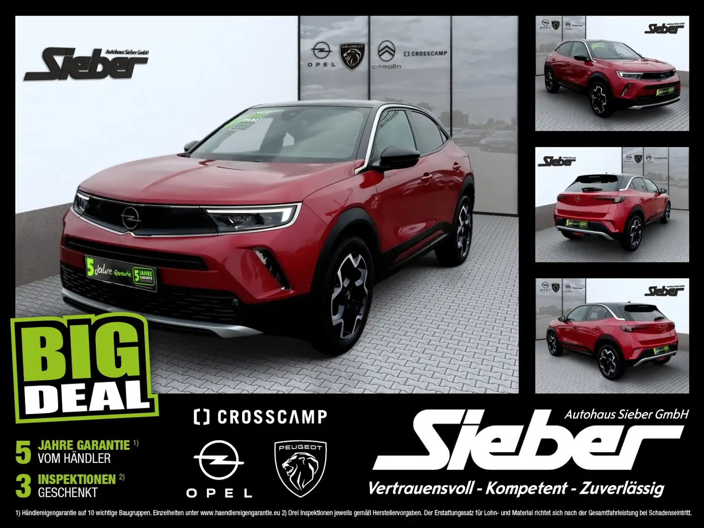 Opel Mokka 1.2 Turbo Ultimate LED*SHZ*KAMERA*MASSAGE* Rood - 1