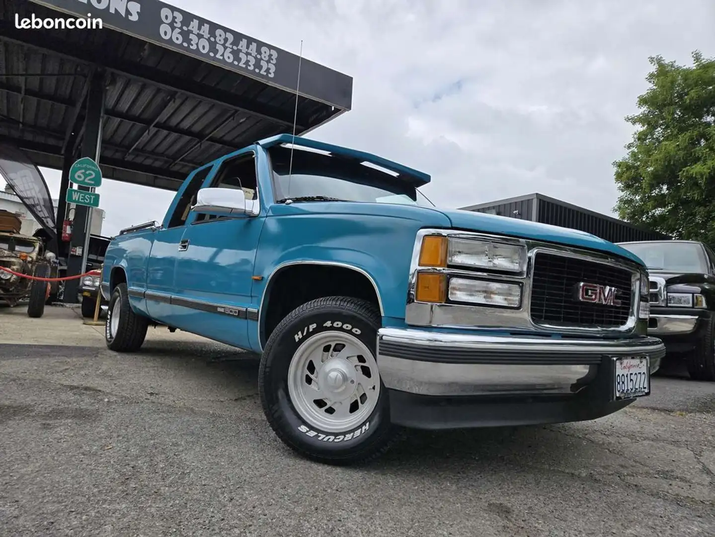 Chevrolet Silverado GMC Sierra C1500 5.7 V8 350ci idem 6 places Bleu - 2